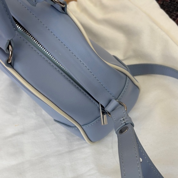 Excellent Condition Reformation Mini Claudia Bag in Light Blue - Picture 7 of 10